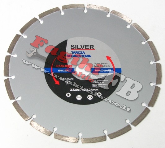 Diskas deimantinis betonui 230 x 7mm