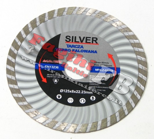Diskas deimantinis betonui 125 x 8mm